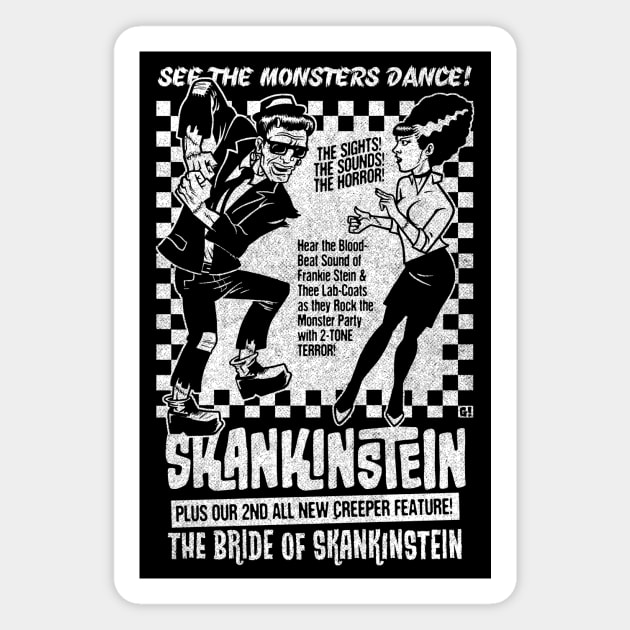 SkankinStein Magnet by GiMETZCO!